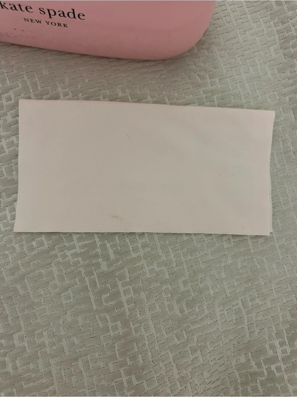 kate spade Pink Sunglasses, Case, and Light Pink Cleaning Cloth